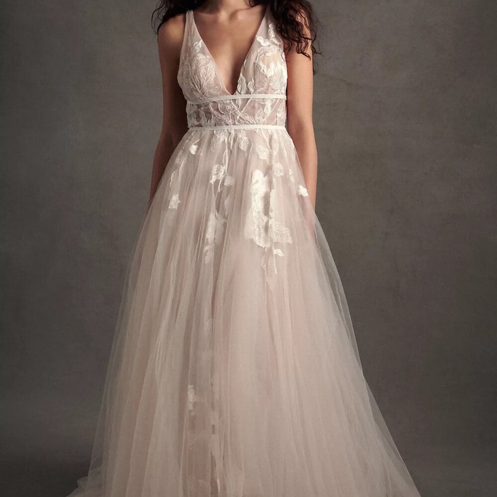 UNWORN Willowby by Watters A-Line Tulle Wedding Gown (Size 4)